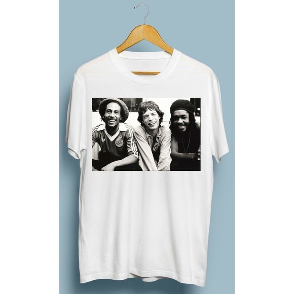 Other - Bob Marley Mick Jagger T Shirt